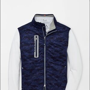 Peter Millar Men’s Camo Hyperlight Fuse Hybrid Vest Size L